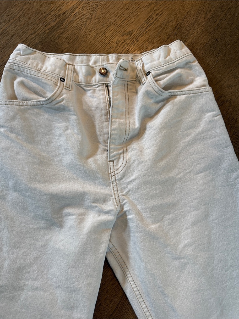 Imogene and Willie Augusta pant - white wash canvas - Picture 5 of 6